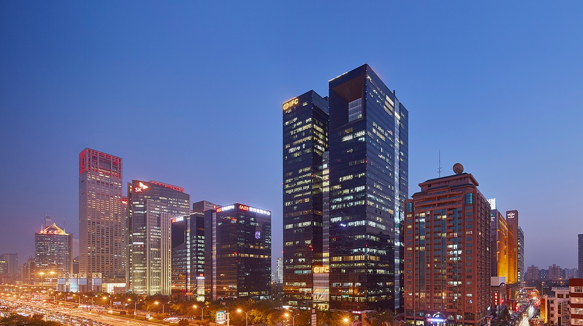 北京IFC夜景